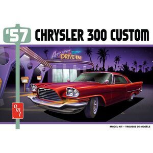 AMT 1957 Chrysler 300 Custom Version 1/25 Scale Model Kit  COLLECTIBLES